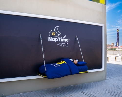 GymNation's “Sleeping Billboard” - taking NapTime to the streets / GymNation