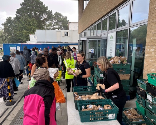 The Felix Project, London’s largest food redistribution charity Credit: GLL