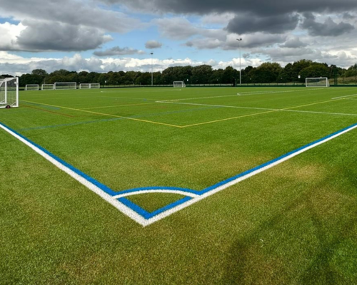 Hough End artificial pitch Credit: GLL