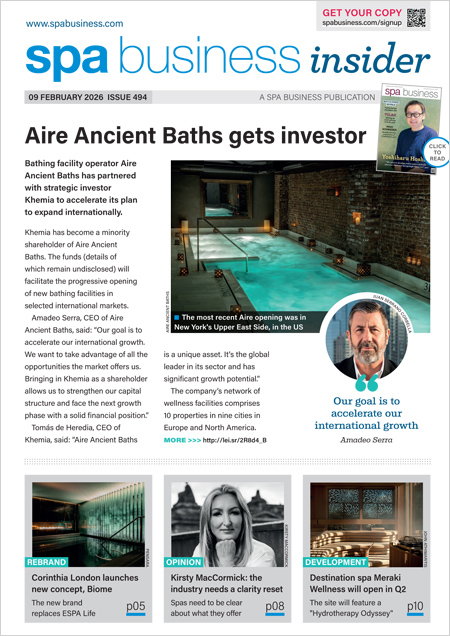 Spa Business insider magazine