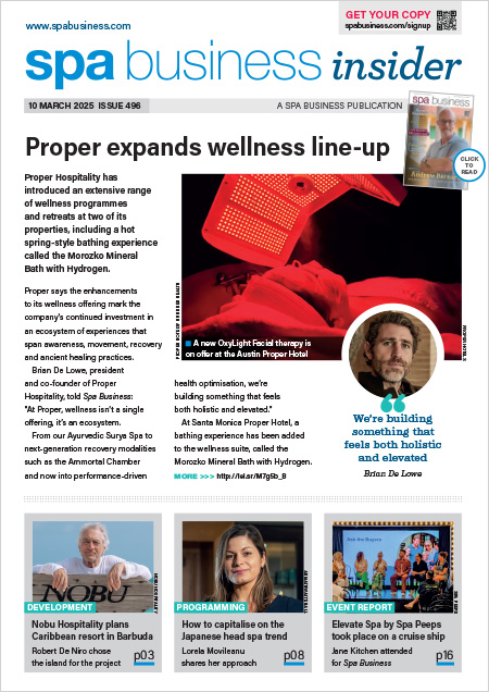 Spa Business insider magazine