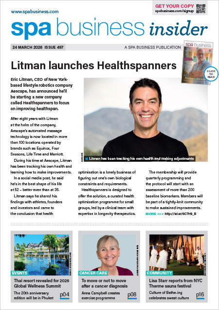 Spa Business insider magazine