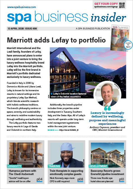Spa Business insider magazine