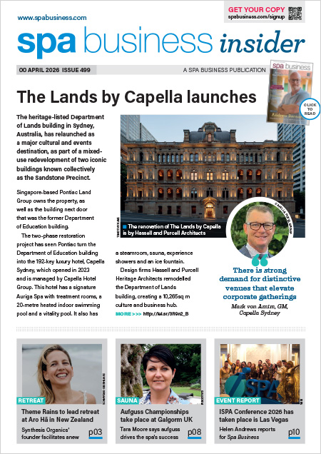 Spa Business insider magazine
