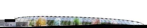The 2,500 sq m (27,000sq ft) attraction has been designed for the Fiera di Milano, where architects Zaha Hadid, Arata Isozaki and Daniel Libeskind have visualised / CRA