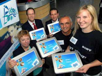 Sony workers get active