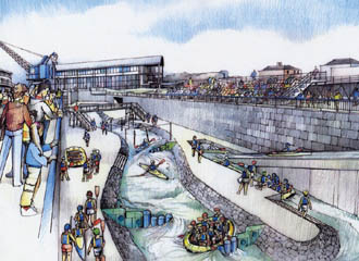 Whitewater centre proposals for Cardiff