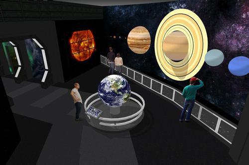 The construction phase also includes a renovation of the existing Space Place gallery