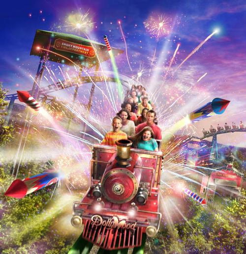 The ride lasts 2 minutes, 19 seconds but features six airtime moments / Dollywood