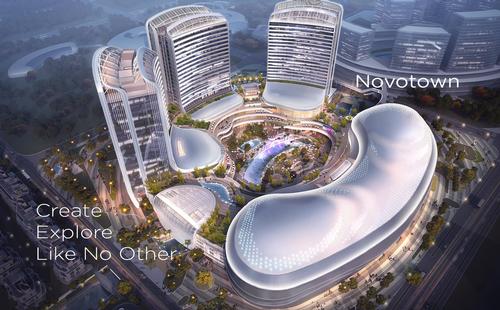 The wider Novotown project, situated at the heart of the Hengqin New Area in Zhuhai City, covers 1.4sq km / iP2 Entertainment