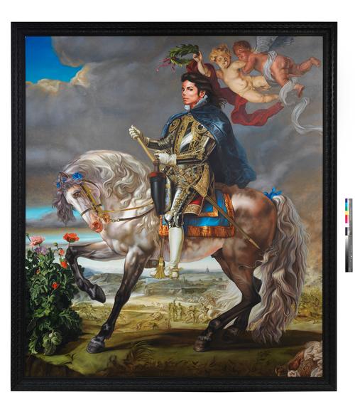 Equestrian Portrait of King Philip II (Michael Jackson), 2010 by Kehinde Wiley / Olbricht Collection. Courtesy of Stephen Friedman Gallery, London and Sean Kelly Gallery, New York