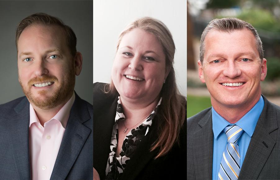 Left to right: Damien Craft, Kelleye Heydon and Brennan Evans have joined the ISPA board / ISPA