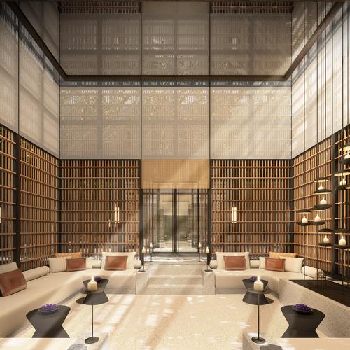 Lake sought to create a dynamic, non-conventional, 21st century spa