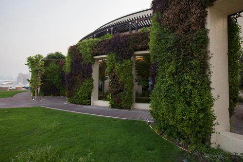 Copper, natural timbers, black slate and natural green walls were selected to highlight the Nordic love for nature and to bring a vision of the Nordic landscape with guests