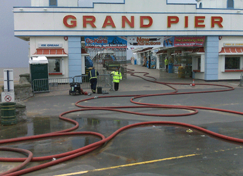 Weston pier fire 'most likely' electrical