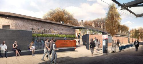 A new entrance will be created to enhance the pedestrianised plaza behind the museum and improve transport links / Wright & Wright Architects