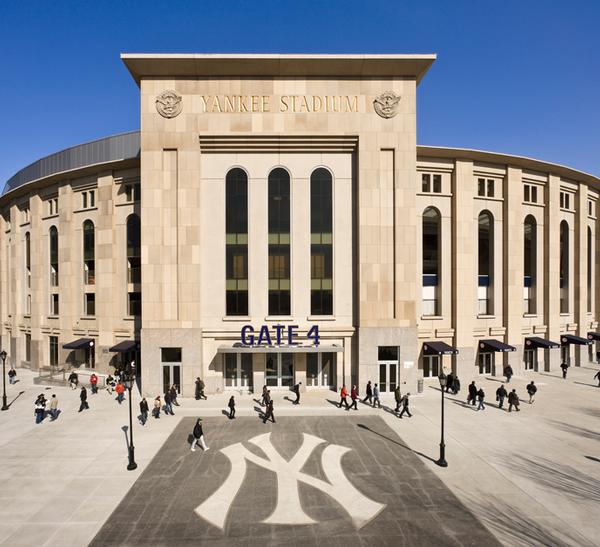 Santee says the Yankee Stadium, New York City, captures the legacy of the Yankees / PHOTO: Esto Photographics 
