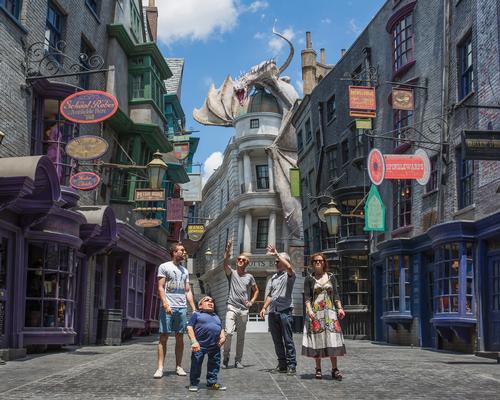 Harry Potter Actors Tour The Wizarding World of Harry Potter - Diagon Alley at Universal Orlando Resort / Universal Orlando 