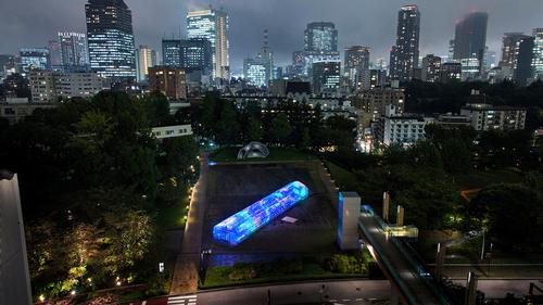 Digital Vegetables, an interactive installation in Tokyo, Japan, was created by Party / Party