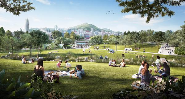 West 8 helped to design an ‘Art Park’ for the West Kowloon Cultural District in Hong Kong