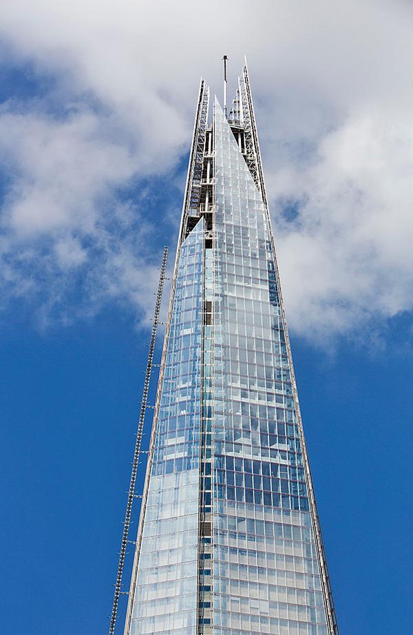 The Shard: Renzo Piano’s 95-floor skyscraper is the tallest in the EU / PHOTO: Michael Denance