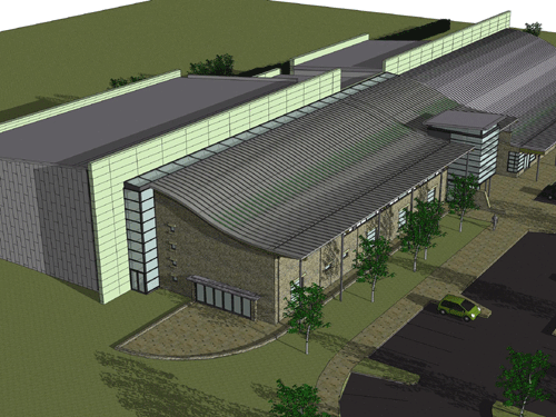 Work to resume on Oswestry leisure centre