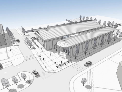 The proposed Dorchester Sports Centre