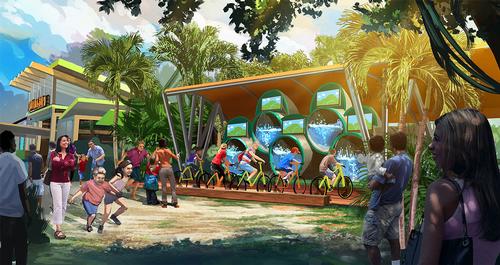 With the new addition comes a themed village area, which will include a retail store, rest areas, dining and interactive educational experiences / SeaWorld