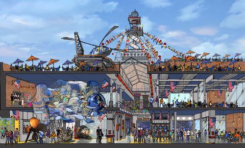 St Louis-based themed design experts JCO have imagined the Navyseum concepts / Navyseum
