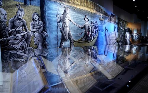 More than 500 biblical texts and artefacts are on display on the museum's History Floor 