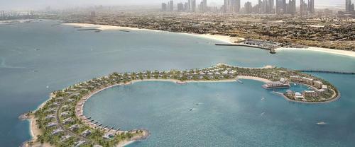 The Bulgari Resort & Residences Dubai is situated on the manmade Jumeirah Bay – an island carved into the shape of a seahorse 
/ Bulgari
