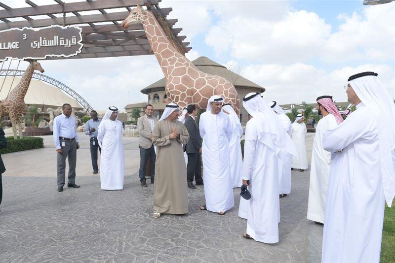Guests attend a soft launch event at Dubai Safari Guests attend a soft launch event at Dubai Safari