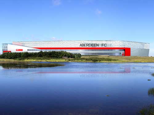 Barr Construction is set to deliver the new Aberdeen FC stadium