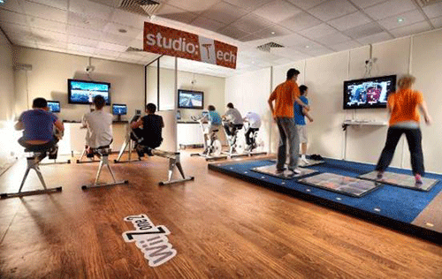 Interactive fitness room for Bradley Stoke