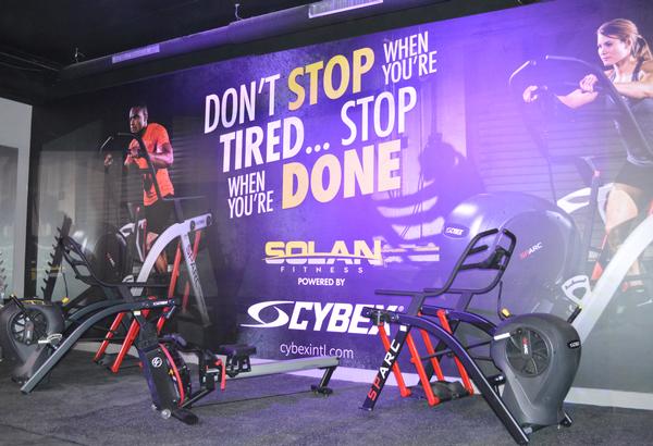 The gym’s cardio provision is extensive, with many ranges by Cybex