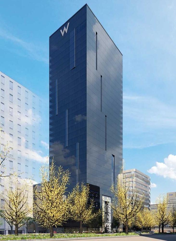 The 27-floor W Osaka has been designed by Tadao Ando / W Hotels Worldwide
