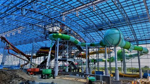 The new attraction – operated by hospitality and waterpark management firm American Resort Management – opens a month behind schedule following construction delays