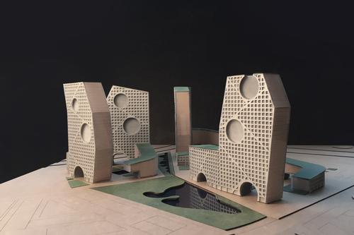 Green roofs, solar pergolas, daylighting, rainwater recycling, and geothermal heating and cooling will be used to throughout the project / Steven Holl Architects