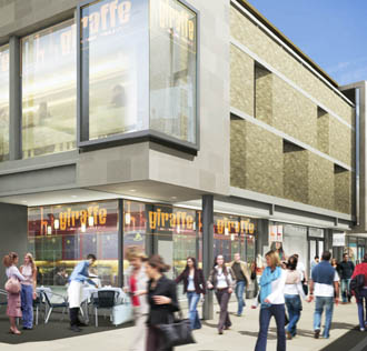 Giraffe restaurant under development in Cambridge