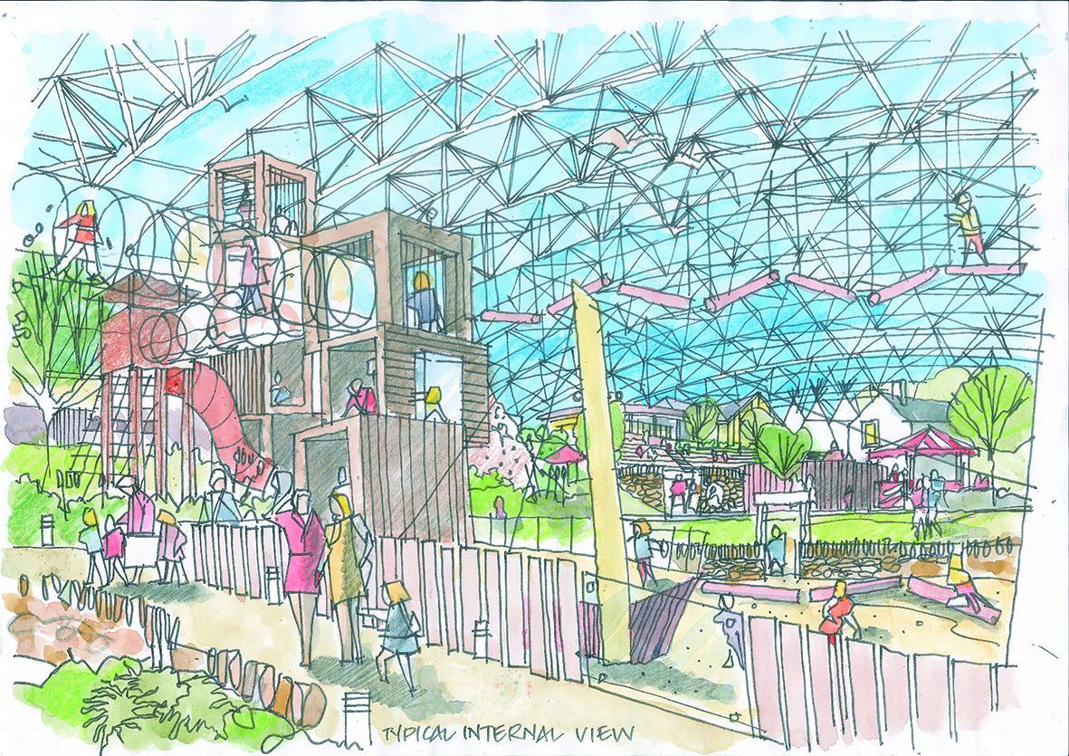 SkyDome will mean families can enjoy a range of activities whatever the weather SkyDome will mean families can enjoy a range of activities whatever the weather