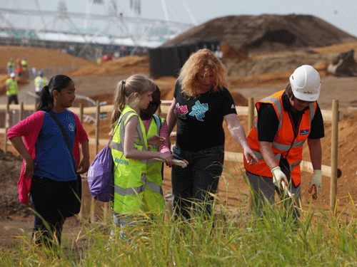 Work starts on London's Olympic parkland