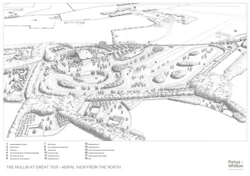 The scheme, according to the proposal, will substantially enhance both its landscape setting and local biodiversity