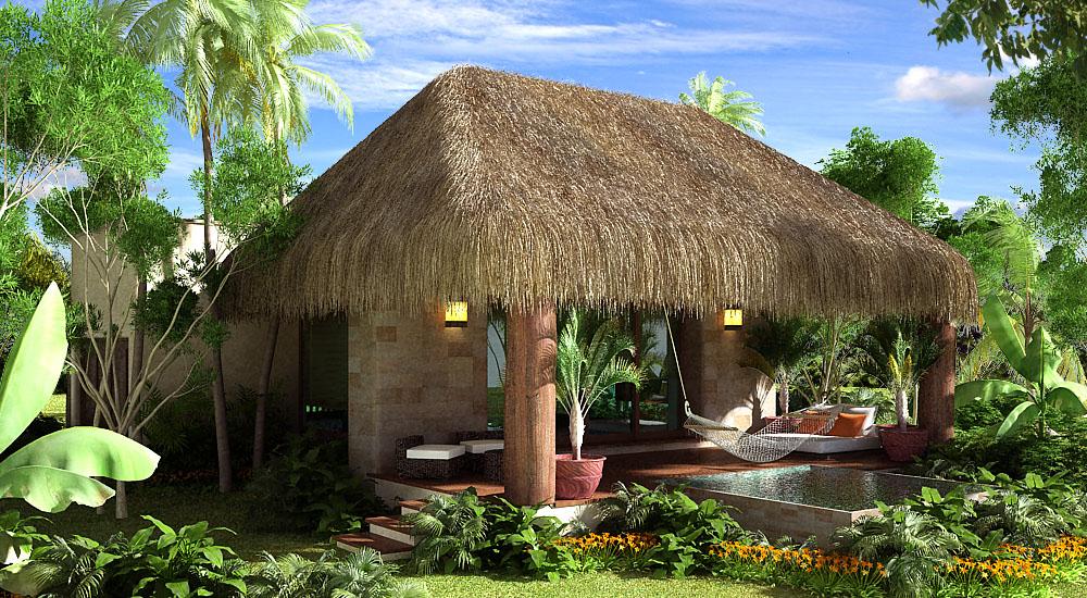 The resort will include 70 suites, each with its own private pool and outdoor terrace