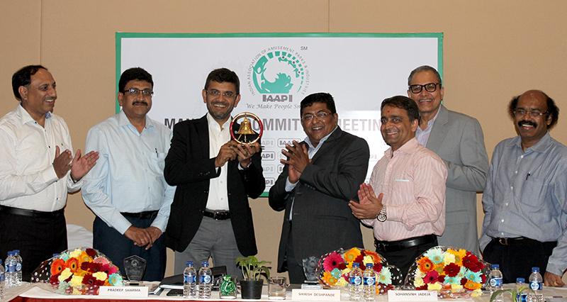 Sharma, centre, has been involved with IAAPI for 17 years and previously served as its vice president Sharma, centre, has been involved with IAAPI for 17 years and previously served as its vice president