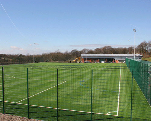 Blakedown installs new pitch at Lancs. college 