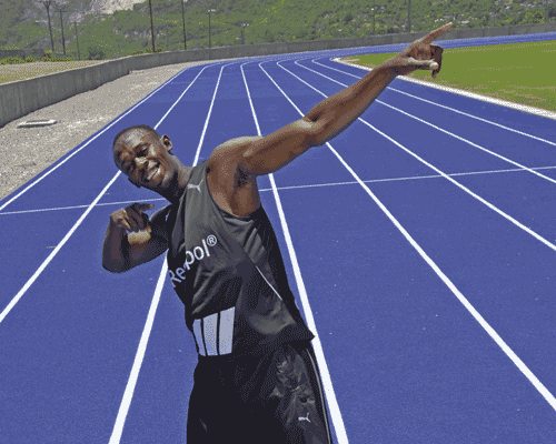 New training track for Usain Bolt and team