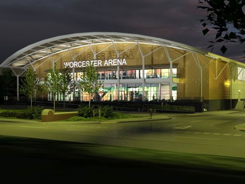 The Roberts Limbrick Architects-designed Worcester Arena
