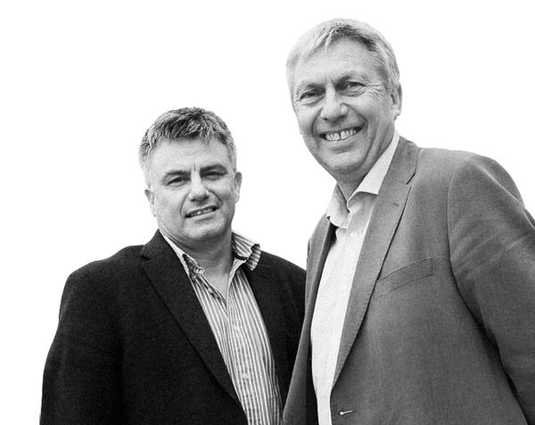 Paul Breed, CEO of Coventry Sports Foundation (left) and David Moorcroft