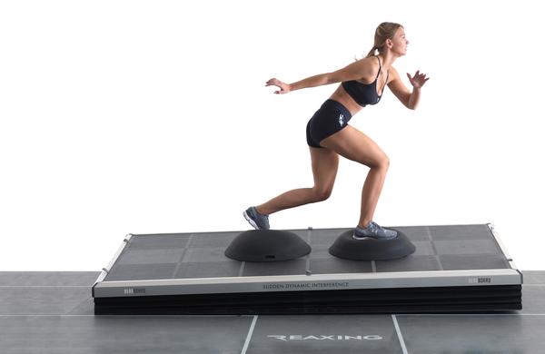 Users can perform free body exercises or use other functional tools