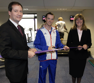Olympic silver medallist opens new Harpers Gym